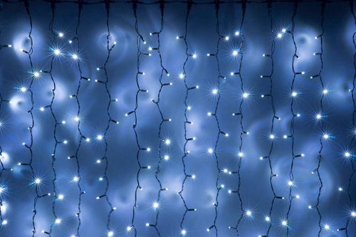 LED- PLS-3720-240V-2*3М-W/BL-С (белые светодиоды/черн пр) с контроллером