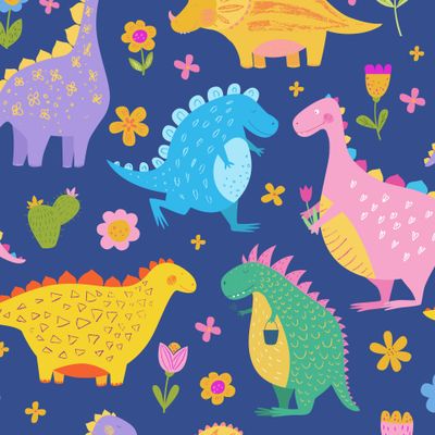 Веселые динозавры для детей