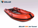 Лодка надувная моторная solar-380 jet tunnel