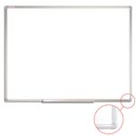 Доска магнитно-маркерная 90х120 см, алюминиевая рамка, ГАРАНТИЯ 10 ЛЕТ, STAFF, 235463