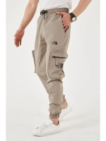 Брюки мужские джоггеры спортивные штаны карго на резинке