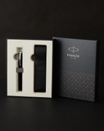 Подарочная коробка Parker с чехлом для одной ручки, цвет черный