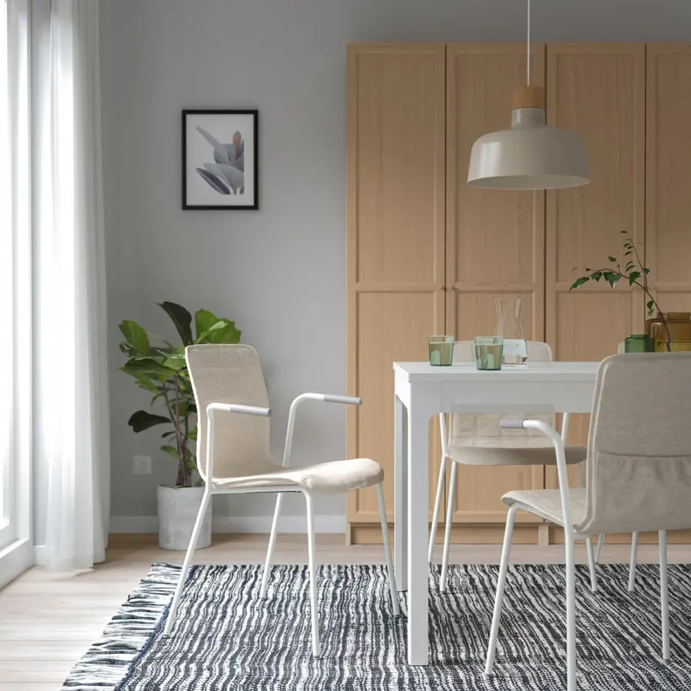 Офисный стул - IKEA LÄKTARE/LAKTARE,  91x55x44см, бежевый, ЛАКТАРЕ ИКЕА