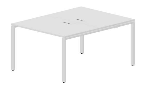 Составной стол Strike на 2 рабочих места 1180х1566х750мм (2 металлических аутлета)