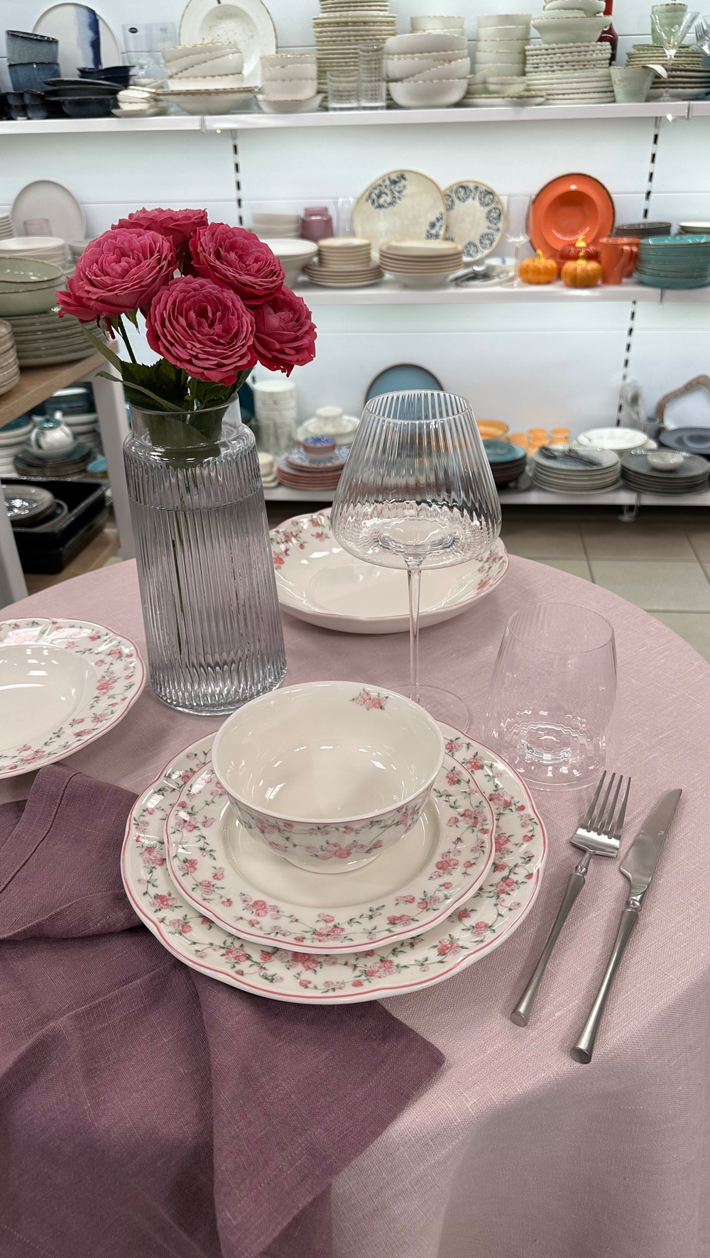 Салатник d=12,5 cм,фарфор "NOBLE" серия "Retro Ritz-La Vie En Rose"