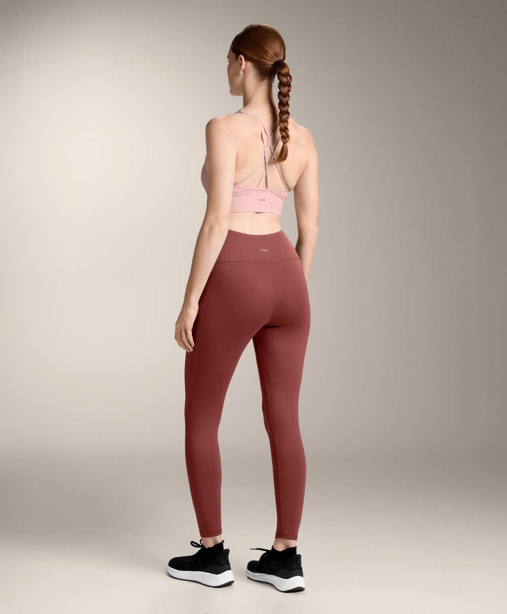 OYSHO Удобные легинсы для будущих мам, красное дерево