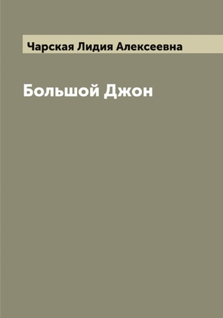 Большой Джон | Чарская Лидия Алексеевна