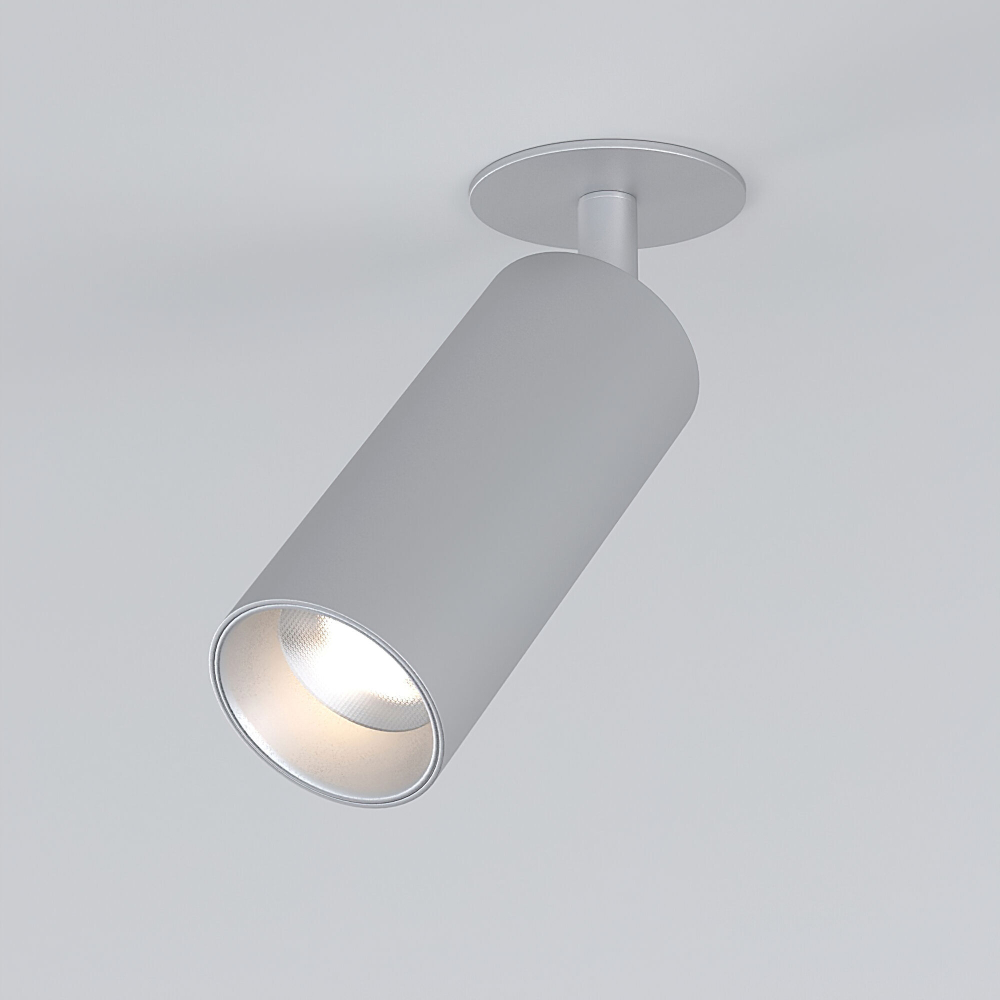 Встраиваемый поворотный светодиодный светильник Diffe 25052/LED 10W 4200K серебро