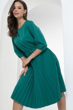 Платье Идеальный силуэт (гофре, верде) Diolche (Акция)
