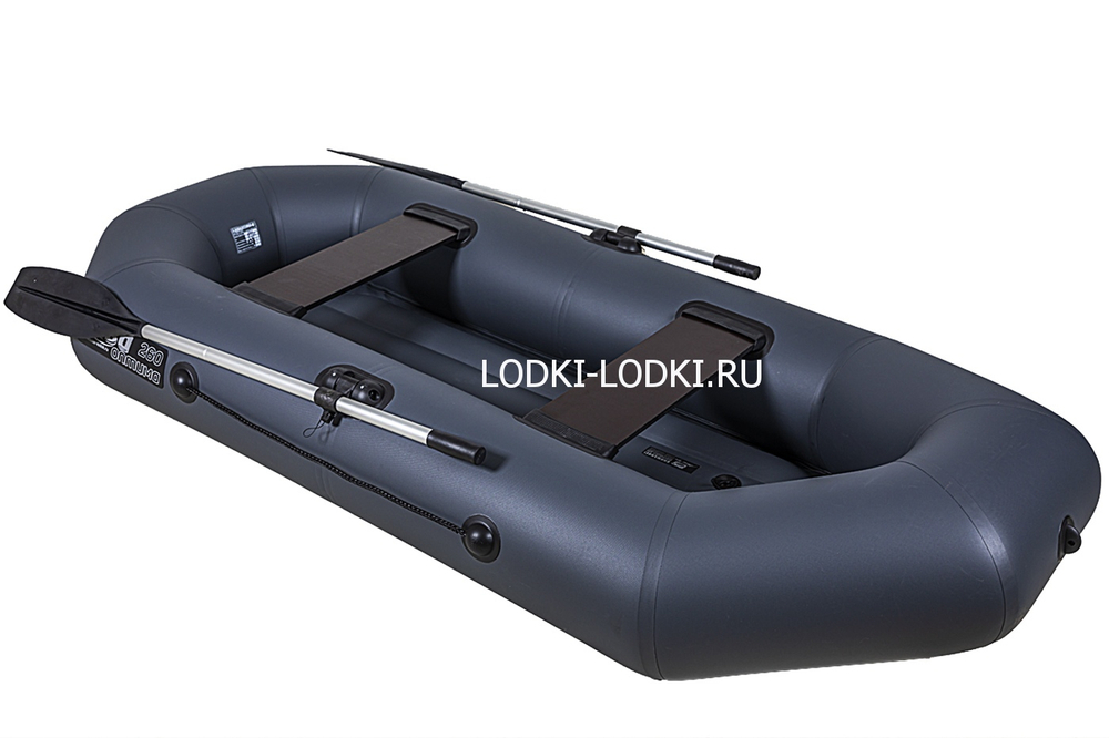 Аква-оптима 260 НАДУВНОЕ ДНО графит (лодка ПВХ)