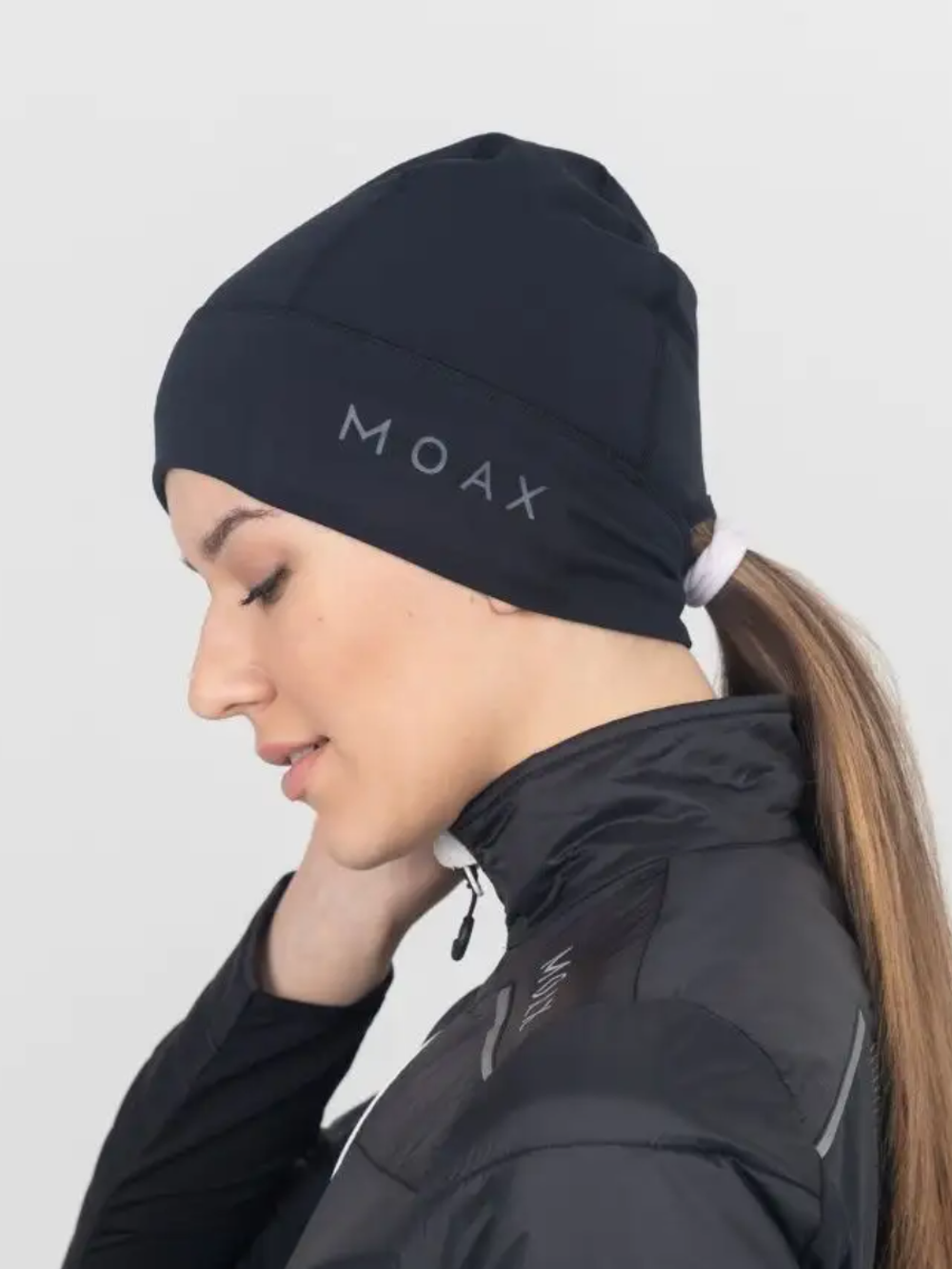Шапка MOAX TISTA Pony Tail SW46804-10000, чёрный, OS