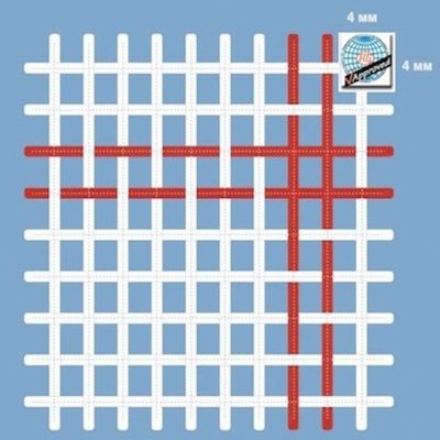 Сетка для батута "Eurotramp" - плетеная прошитая тесьма (4х4мм) - 427х214см