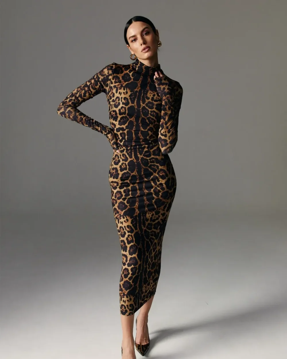 Платье Passion maxi, Коричневый