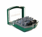 Биты для шуруповертов FAVOURITE FAV 32 SETS , в кейсе 32 предмета: 30 бит (25 мм), переходник для торцевых головок (25 мм), адаптер с быстрозаж. патрон. 60 мм.