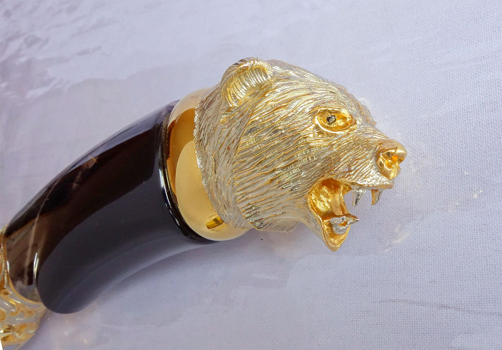 Нож дамасский "Медведь" /в коробке/