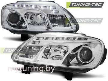 Передние фары daylight chrome для VW Caddy Touran