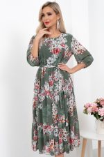 Платье Хелен (зеленый) Р11-1075/20 Nikol (Акция)