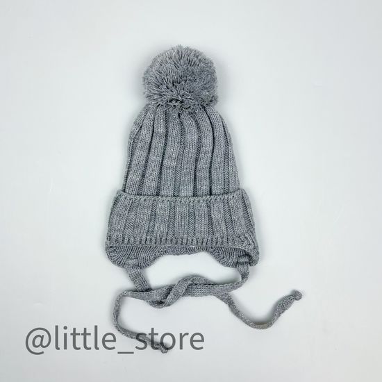 Шапка демисезонная Серая