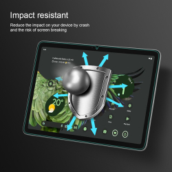 Антибликовое закаленное стекло от Nillkin для планшета Google Pixel Tablet, толщина 0,3мм, серия H+ Anti-Explosion Glass Screen Protector