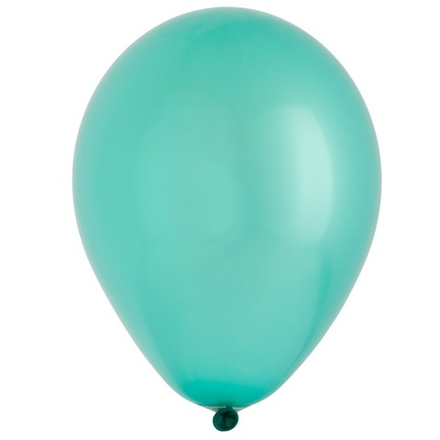 Воздушные шары Весёлая Затея, металлик зеленый, 50 шт. размер 12" #1102-1542