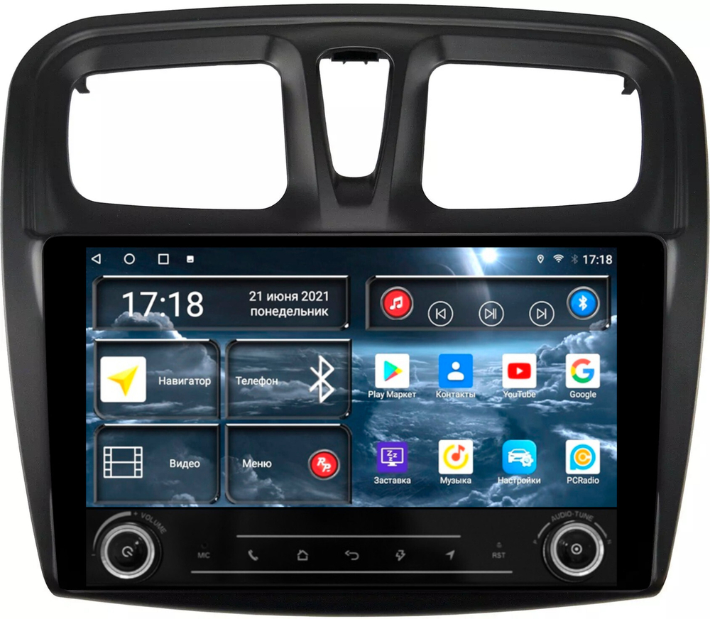 Магнитола для Renault Logan/Sandero 2014+ - Redpower K 158 Android 10, ТОП процессор, Hi-Fi звук, 6Гб+128Гб, CarPlay, SIM-слот