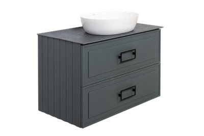 Тумба под раковину La Fenice Cubo Grigio TWIN серый 80 FNC-01-CUB-G-80-2