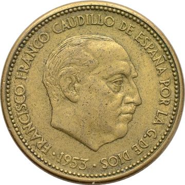 2,5 песеты 1953 Испания
