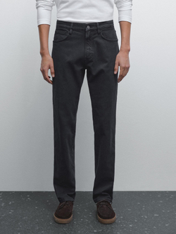 Massimo Dutti Зауженные джинсы, темно-синий