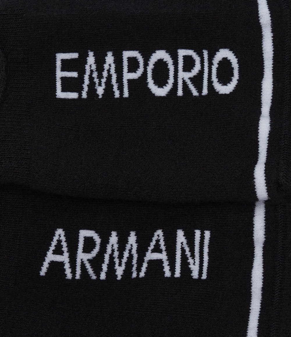 Носки/носки-следы 2 пары Emporio Armani - черный(292315 4R227)