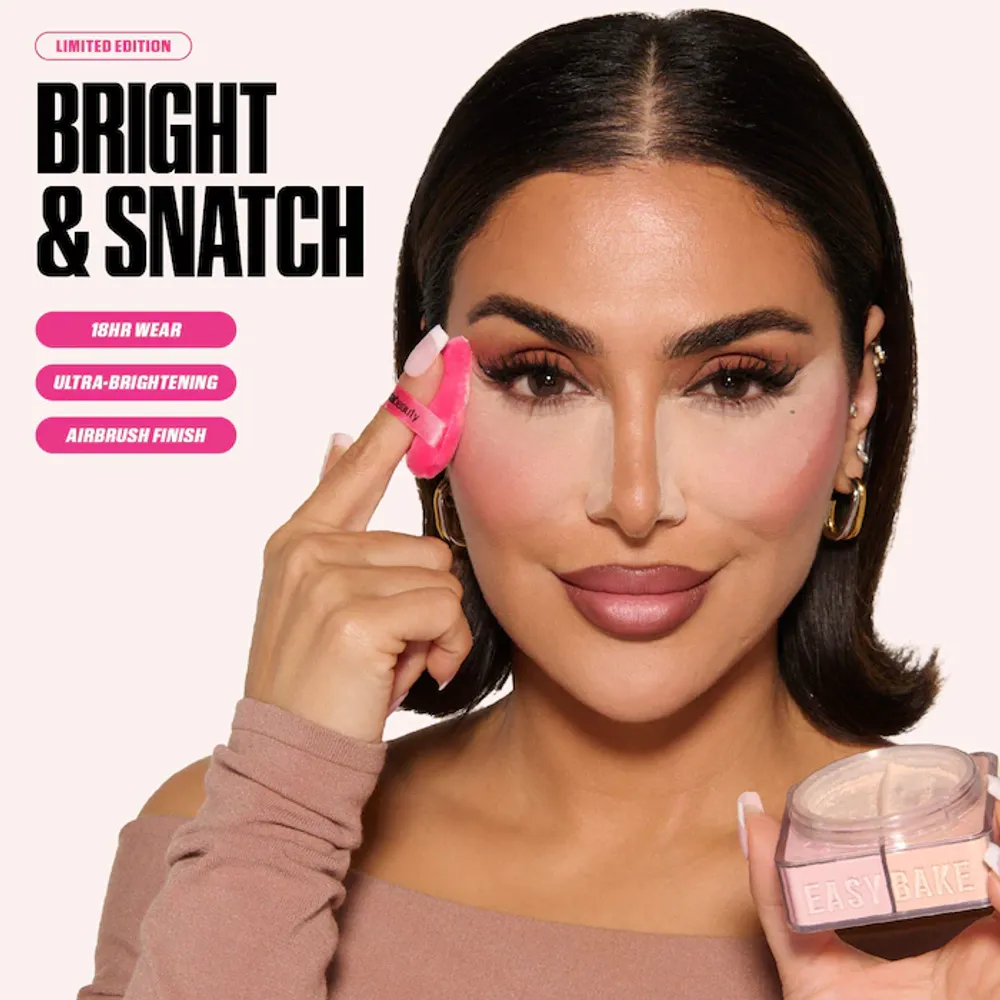Рассыпчатая пудра для лица Huda Beauty Easy Bake Duo - Cherry Peach