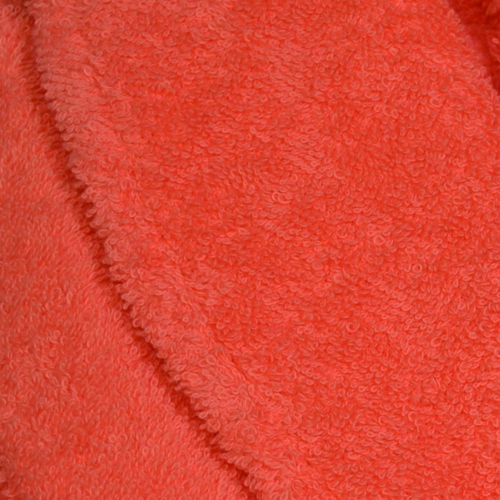 Полотно махровое кольцо 365 г/м2, цвет: 1049-коралловый