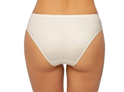 Трусики-слипы с кружевом по бокам Vintage (Размер: 42) (Цвет: молочный)