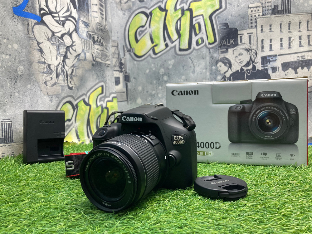 Canon EOS 4000D Kit 18-55mm 3.5-5.6 III 300 кадров