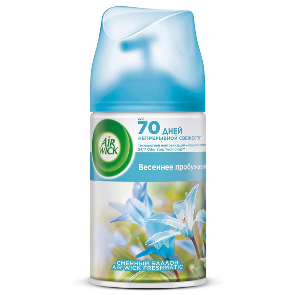 Освежитель воздуха Airwick Весеннее пробуждение 250 мл сменный баллон (новый распылитель)
