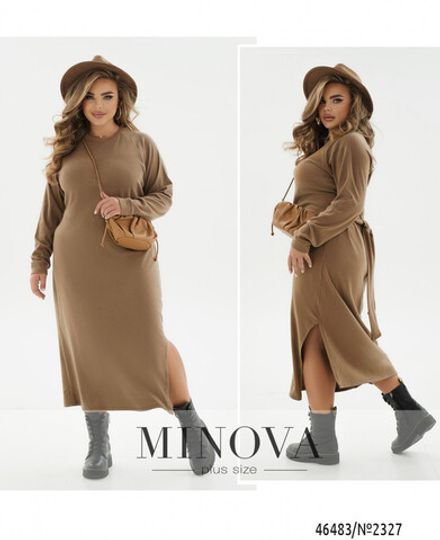 Платье 2327-бежевый Minova Фото 1