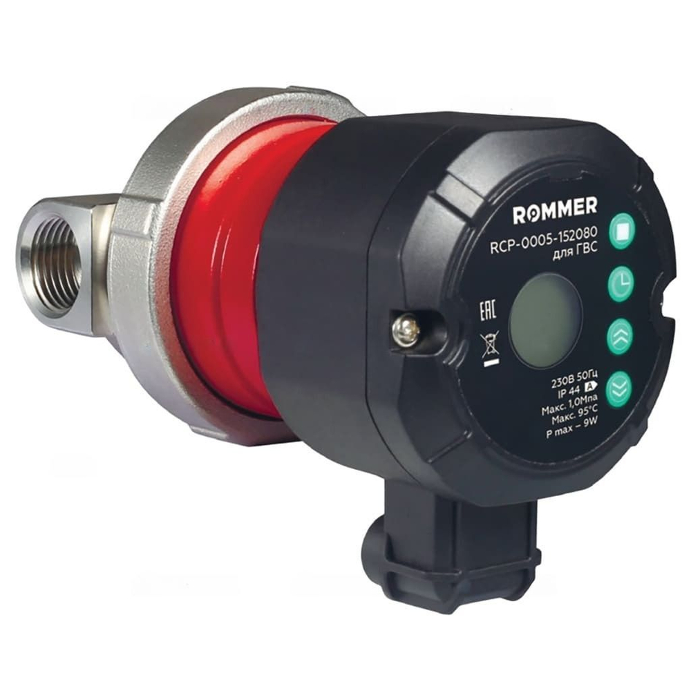 Насос для ГВС ROMMER Profi с таймером и дисплеем (RCP-0005-152080)