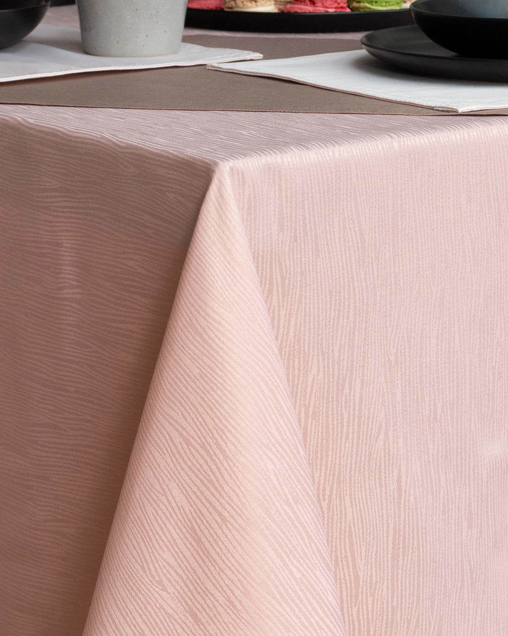 Скатерть 150х220 Sofi De MarkO Джинни пепельная роза