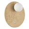 SL1194.421.01 Светильник настенный ST-Luce Черный/Бежевый, Белый G9 1*5W 4000K EARTHY