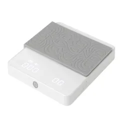 Весы кофейные портативные MINI SCALE (POUR-OVER&ESPRESSO) белые 0,2-2000гр батарея 1800mAH ZeroHero