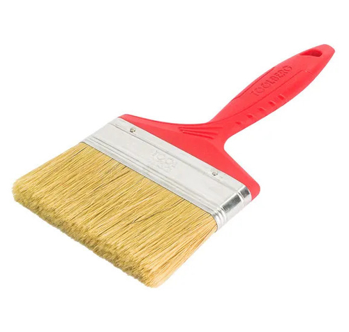 Кисть плоская Классик-Стандарт пластиковая рукоятка 100мм