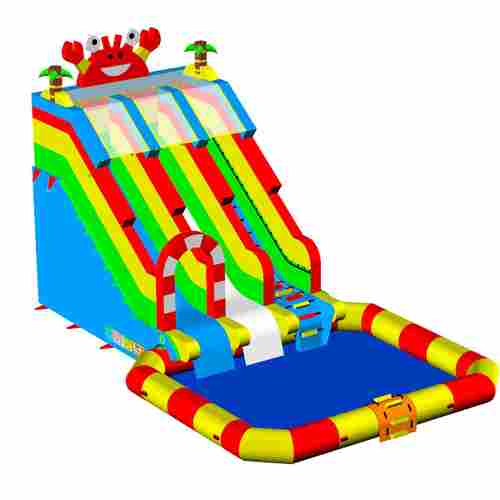 Надувная водная горка «Весёлый крабик» 11,3*7*6,8 м