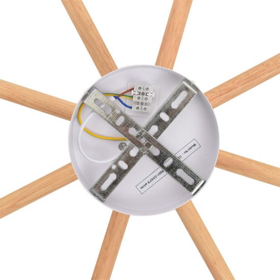 8306/8C COMFI белый, дерево/металл Светильник потолочный GX53 LED 8*7W 220V VUDI