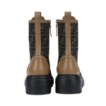 FENDI Women"s FF Motif Domino Biker Boot "Beige"