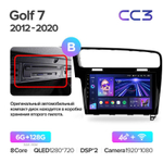Teyes CC3 10" для Volkswagen Golf 2012-2020