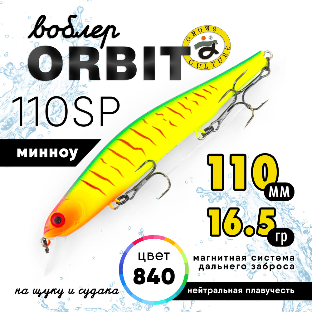 Воблер Grows Culture Orbit 110SP (110мм, 16.5гр)