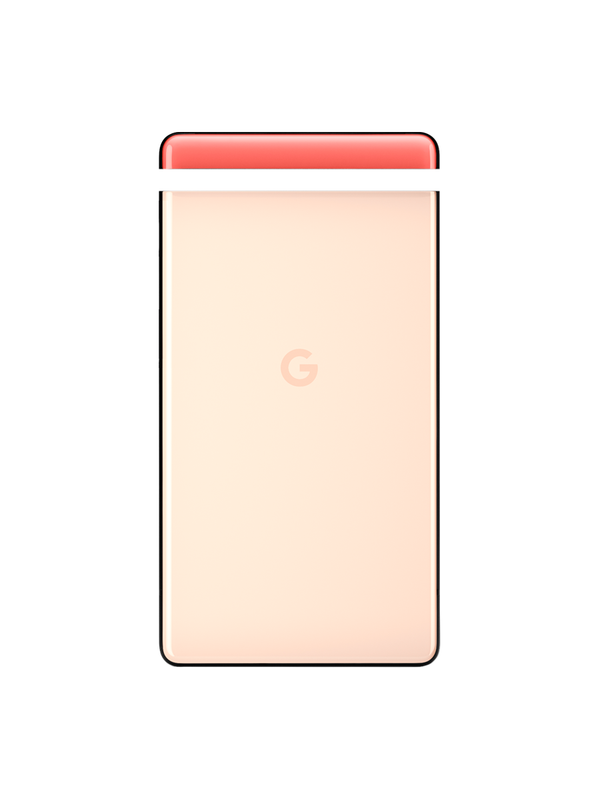 Комплект задняя и верхняя крышка для Google Pixel 6 бежевая (Kinda coral)