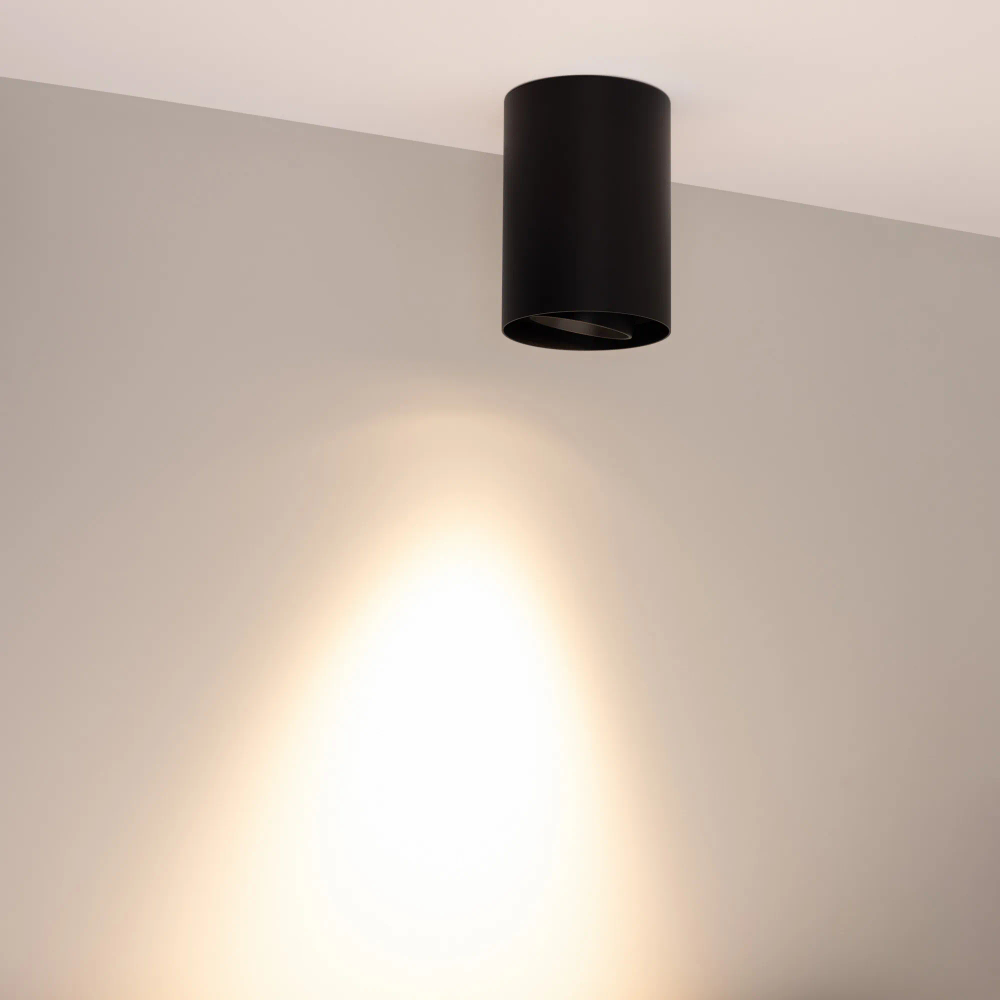 Светильник SP-FOCUS-R86-10W Warm3000 (BK, 36 deg, 230V) (Arlight, IP54 Металл, 5 лет) 054861