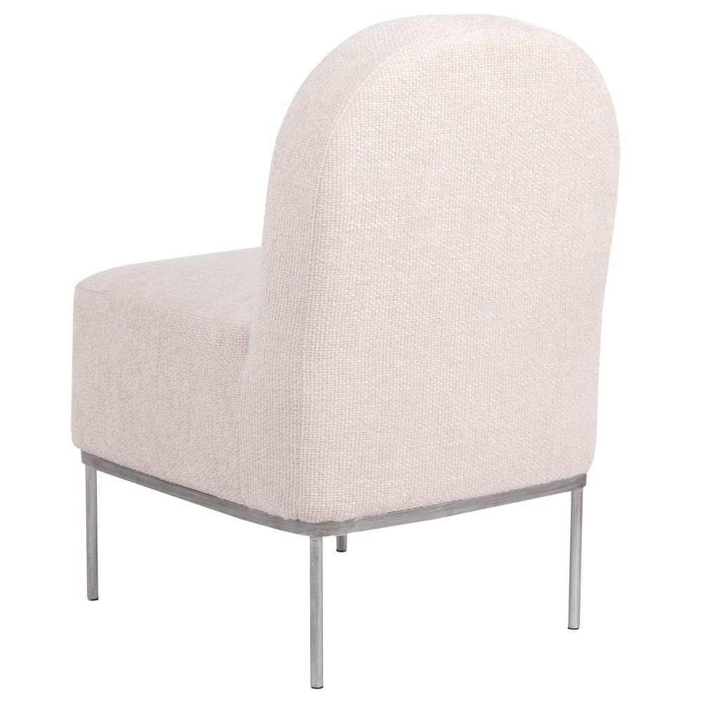 Кресло Monstera Deliciosa (Монстера) Айвори Античное сереберо