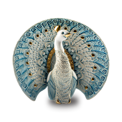 De Rosa Rinconada Статуэтка коллекционная Павлин белый