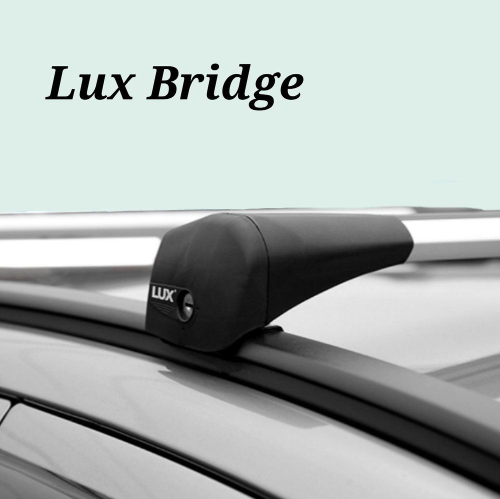 Багажная система LUX BRIDGE на Mitsubishi Outlander 2012-2022/Pagero Sport 3 2016-.... интегрированные рейлинги